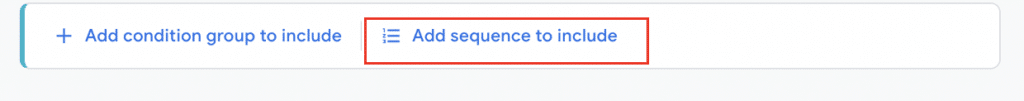 Adding sequences in GA4