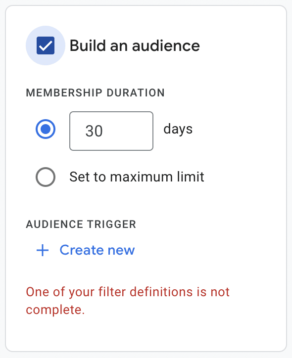 Building Audiences In GA4 