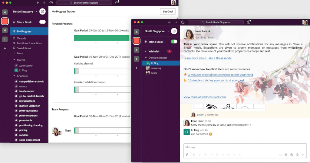 Slack user experience