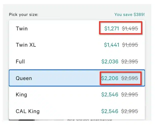 price anchoring strategy